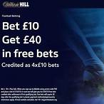 how to use free bet on william hill